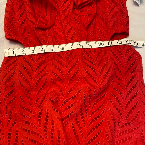 Bardot Kiara Red Sleeveless Fit and Flare Cocktail Dress - Picture 9 of 13